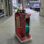 Accu omsnoeringsapparaat met magazijnwagen Fromm, P324